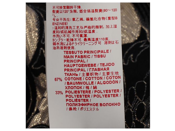Blusa a maniche corte in jacquard lurex floreale Marni in cotone nero - vista 6