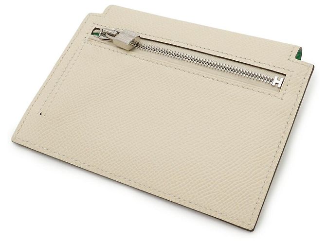 Monedero compacto Kelly de Hermès Verde - vista 2