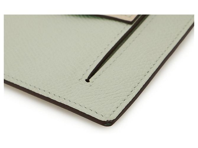 Monedero compacto Kelly de Hermès Verde - vista 3