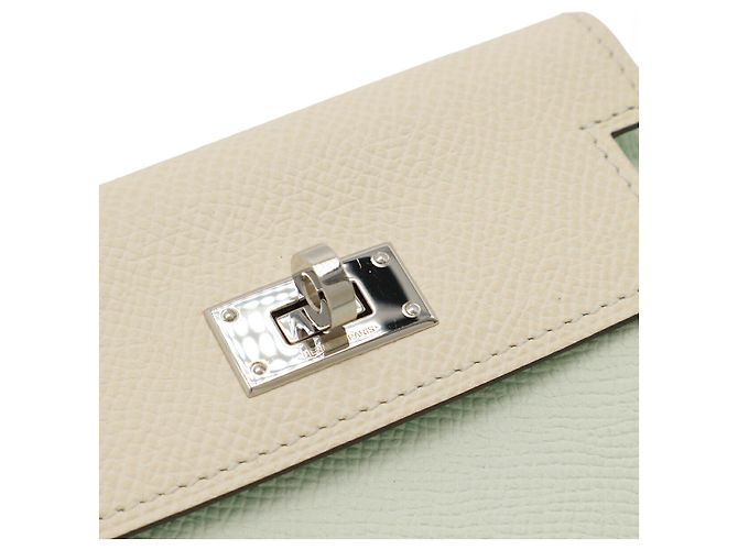Monedero compacto Kelly de Hermès Verde - vista 4