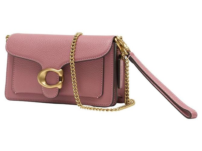 Tabby Chain 19 Crossbody - Coach - Pelle - Rosa - vista 2