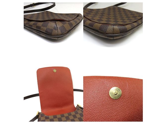Borsa a Spalla Lunga Damier Musette Salsa di Louis Vuitton Marrone Damier ebene - vista 5
