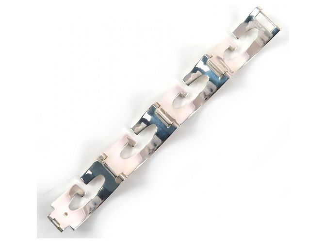 Bracciale Gucci in argento 925 Metallico - vista 9