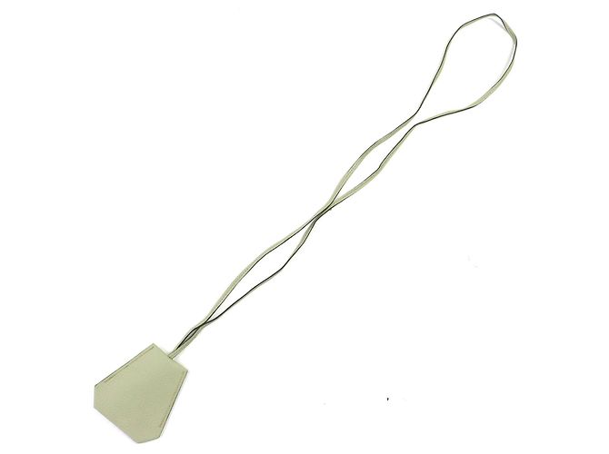 Collana in pelle Clochette Hermès Verde - vista 2