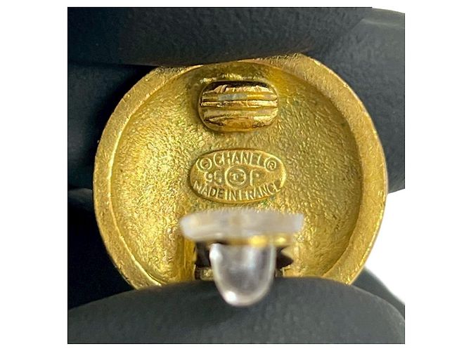 Chanel Coco Mark Ohrringe Golden Metallisch - Ansicht 3