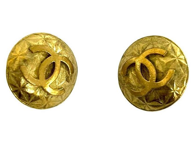 Chanel Coco Mark Ohrringe Golden Metallisch - Ansicht 4