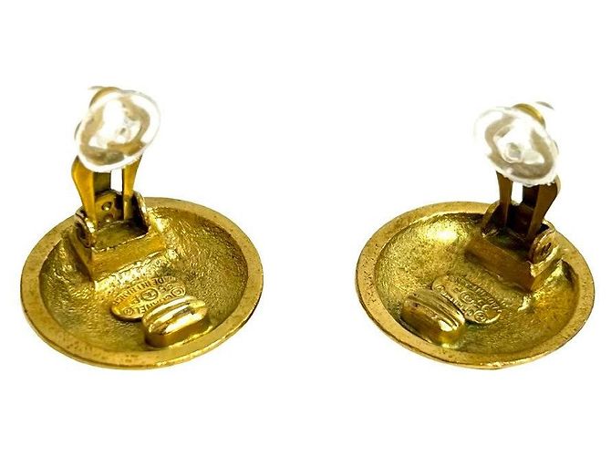 Chanel Coco Mark Ohrringe Golden Metallisch - Ansicht 6