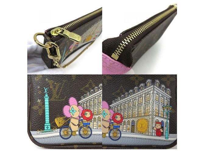 Mini Pochette Accessoires Monogram Vivienne di Louis Vuitton Multicolore Monogramma - vista 9