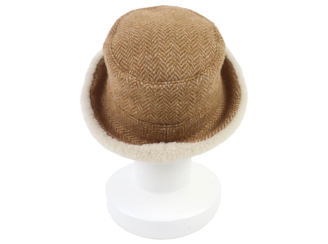 Cappello in lana Hermès 57 Marrone - vista 5
