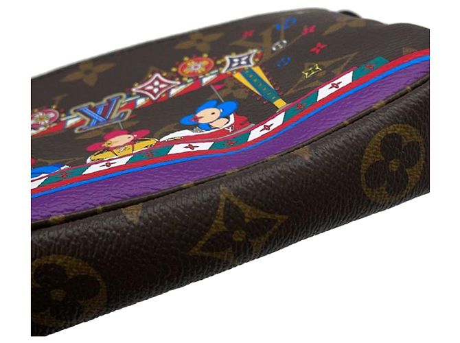 Mini Pochette Accessoires Vivienne Weihnachten Monogramm Louis Vuitton Braun - Ansicht 7