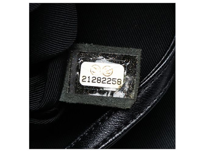Girl Borsa ragazza in lana trapuntata e pelle di agnello Chanel Grigio - vista 6