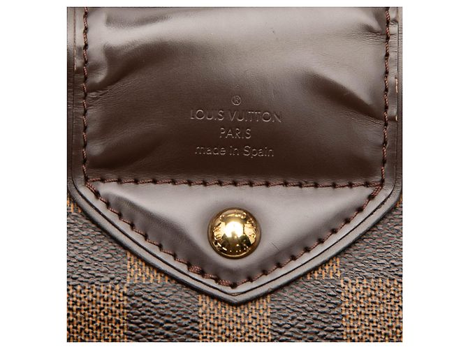 Louis Vuitton Damier Ebene Sistina GM Marrone - vista 5