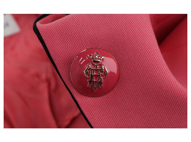 Blazer a un bottone con tasche in lana rosa Emilio Pucci - vista 7