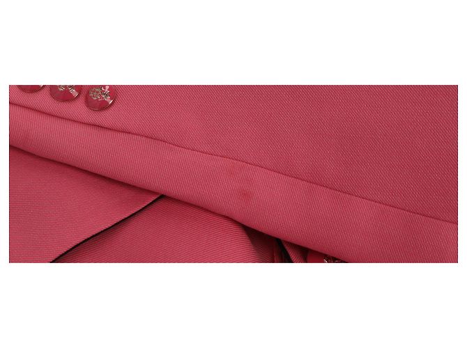 Blazer a un bottone con tasche in lana rosa Emilio Pucci - vista 8