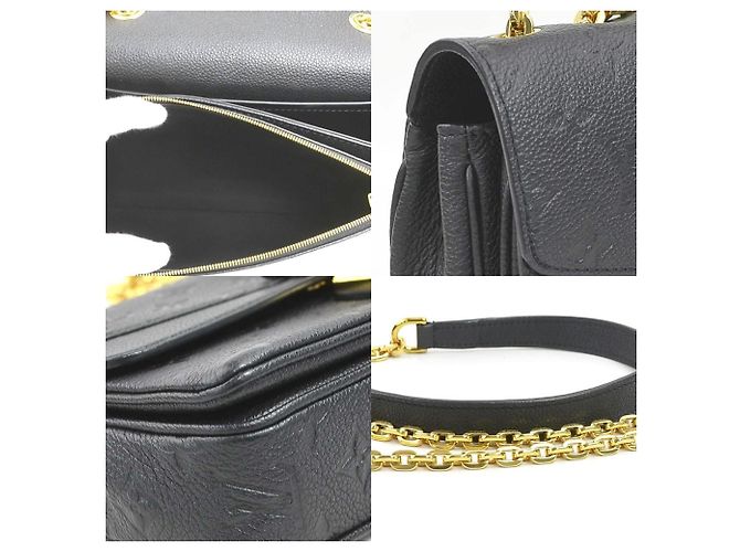 Marceau Schultertasche aus Monogram Empreinte von Louis Vuitton Schwarz - Ansicht 3