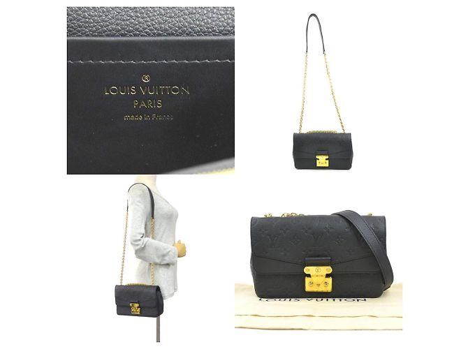 Marceau Schultertasche aus Monogram Empreinte von Louis Vuitton Schwarz - Ansicht 5