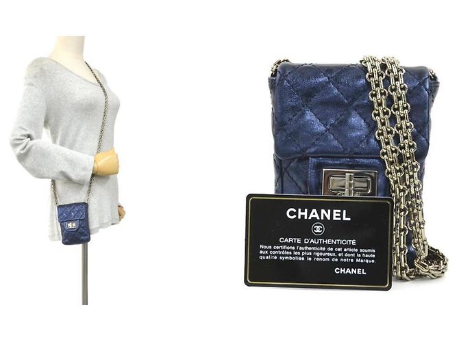 Chanel Mini Pouch Schultertasche Schwarz - Ansicht 5