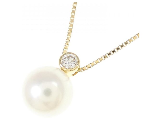 Autre Marque Collana di Perle Akoya Au750 D'oro - vista 3