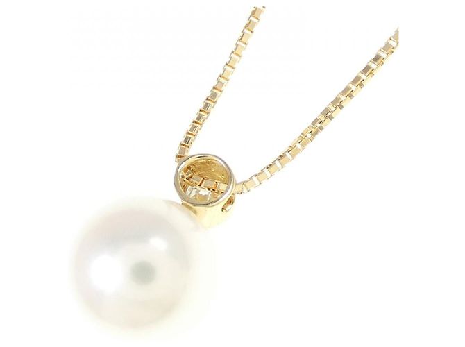 Autre Marque Collana di Perle Akoya Au750 D'oro - vista 4