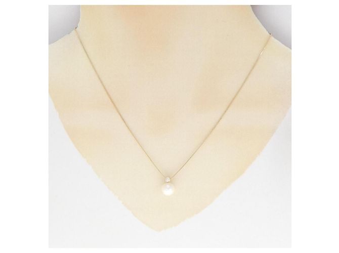 Autre Marque Collana di Perle Akoya Au750 D'oro - vista 6