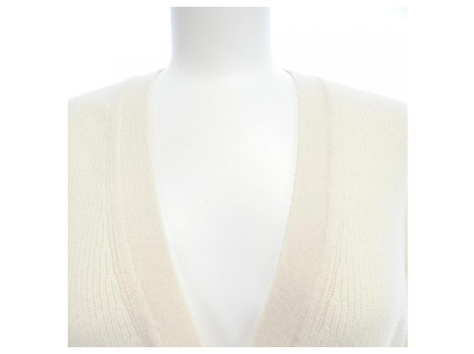 Cárdigan de cachemira Hermès Blanco - vista 5
