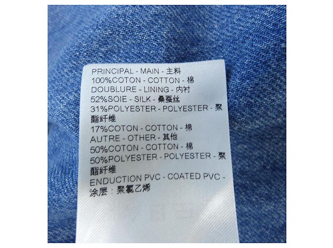 Chaqueta de denim Louis Vuitton Azul - vista 3