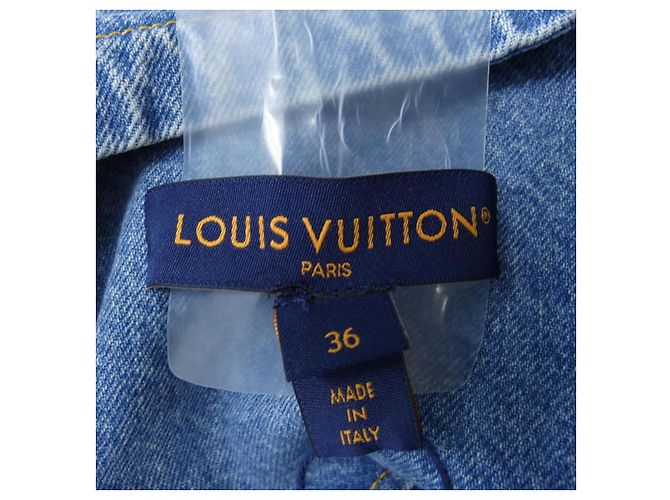 Chaqueta de denim Louis Vuitton Azul - vista 4