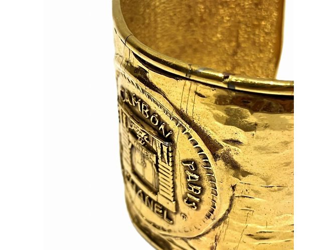 Bracciale placcato oro Chanel Cambon - vista 6