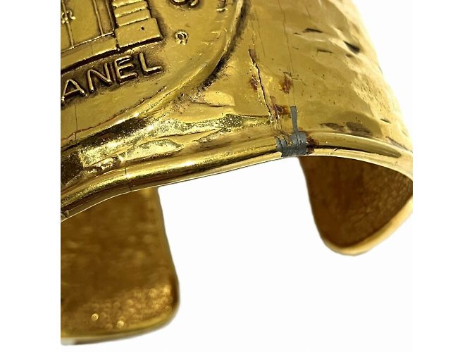 Bracciale placcato oro Chanel Cambon - vista 7