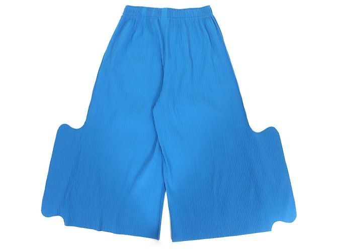Weite Polyesterhose ISSEY MIYAKE Blau - Ansicht 2