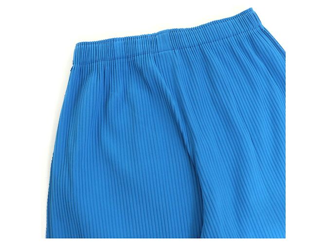 Weite Polyesterhose ISSEY MIYAKE Blau - Ansicht 4