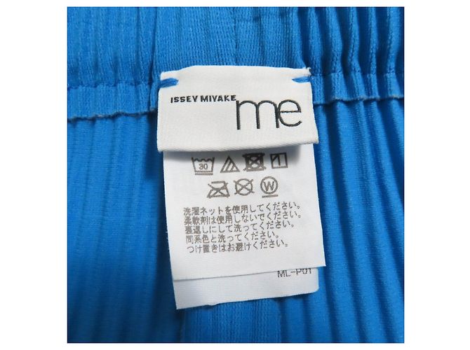 Weite Polyesterhose ISSEY MIYAKE Blau - Ansicht 6