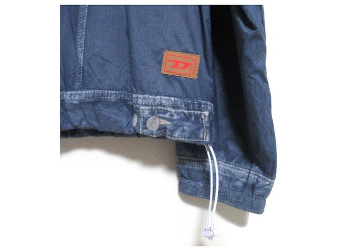 Autre Marque Chaqueta de nylon DIESEL AUWT-TREVOR-HT19 Azul - vista 5