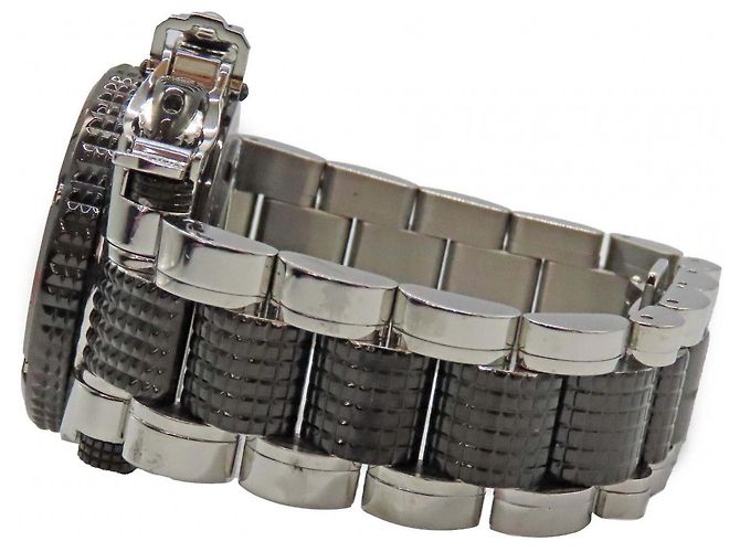 Autre Marque AQUANAUTIC KingSubChronoDive Edelstahl Schwarz - Ansicht 4