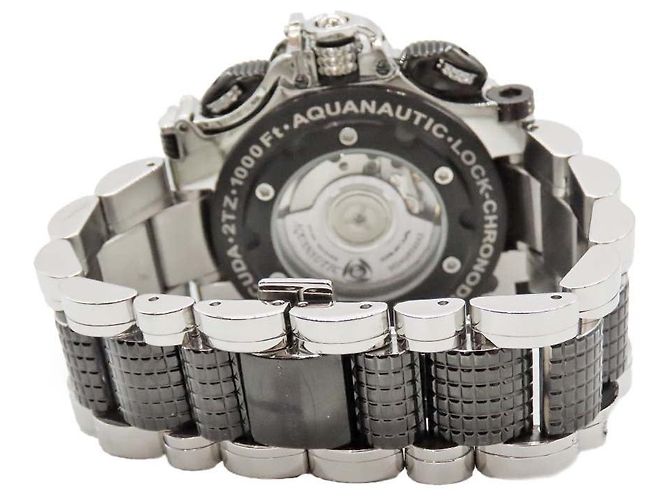 Autre Marque AQUANAUTIC KingSubChronoDive Edelstahl Schwarz - Ansicht 6