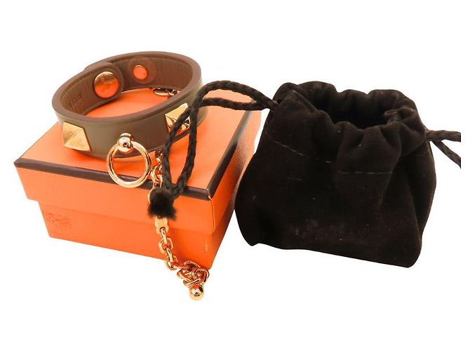 Portachiavi per borsa Rival Swift di Hermès Marrone - vista 6