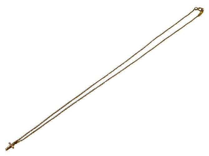 Collana in diamante Metro Cross Au750 di Tiffany & Co. D'oro - vista 7