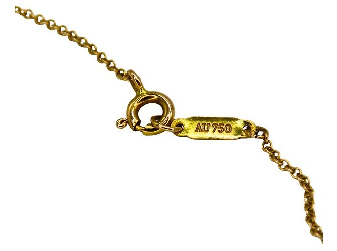 Collana in diamante Metro Cross Au750 di Tiffany & Co. D'oro - vista 8