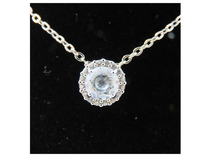 Pendente in cristallo Swarovski Argento - vista 3
