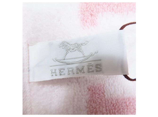 Hermès Hermes Avalon Cotton Bath Towel Pink - view 5