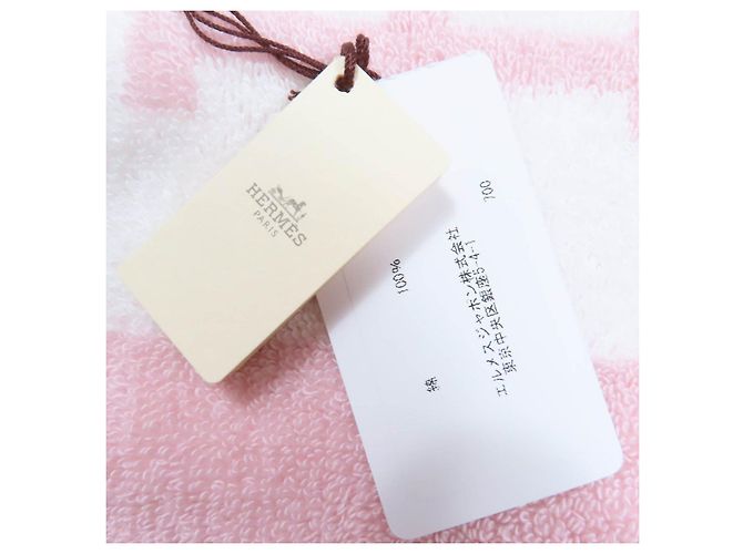 Hermès Hermes Avalon Cotton Bath Towel Pink - view 7