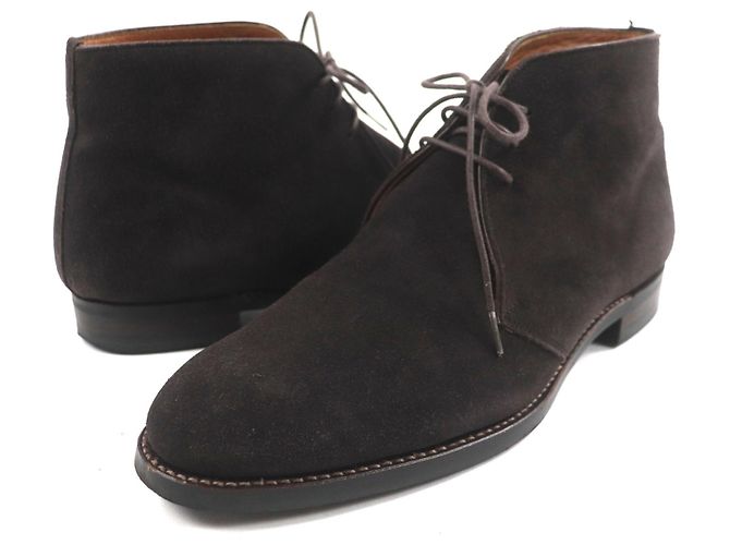 Autre Marque Stivaletti in suede Sanyo Yamacho Marrone Marrone scuro - vista 2