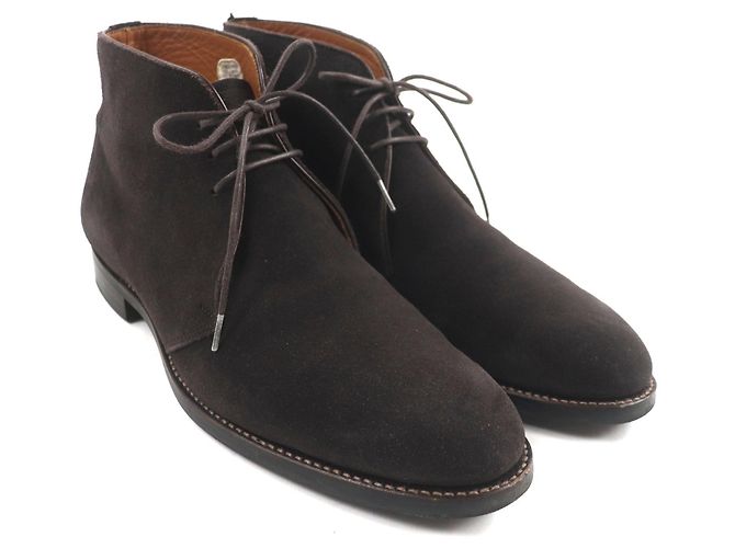 Autre Marque Stivaletti in suede Sanyo Yamacho Marrone Marrone scuro - vista 3