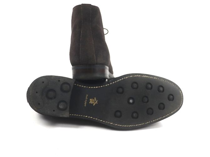 Autre Marque Stivaletti in suede Sanyo Yamacho Marrone Marrone scuro - vista 5