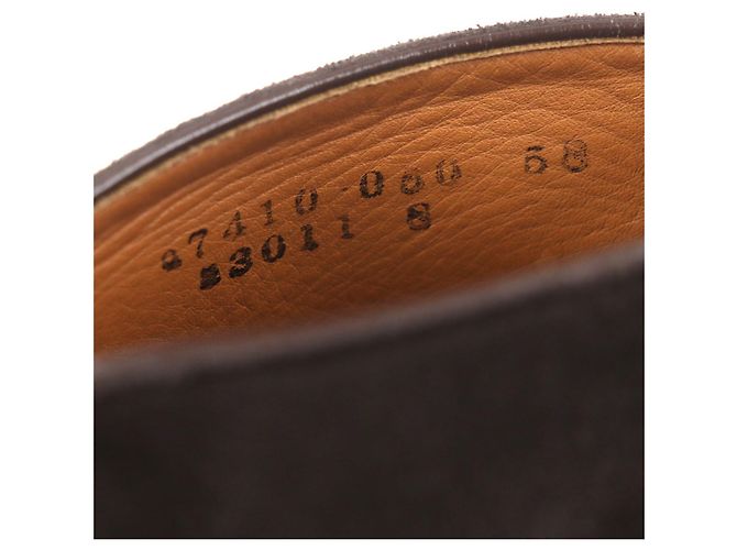 Autre Marque Stivaletti in suede Sanyo Yamacho Marrone Marrone scuro - vista 8