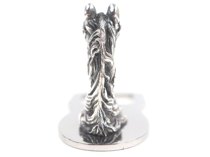 Ouvre-bouteille en métal Shuval Horse d'Hermès Argenté - vue 4