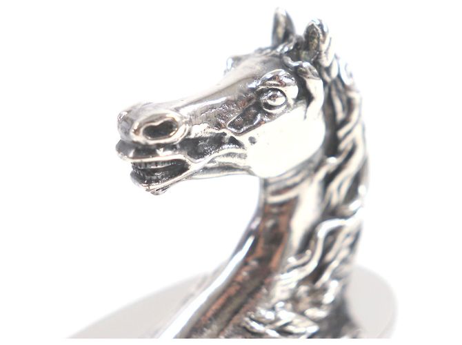 Ouvre-bouteille en métal Shuval Horse d'Hermès Argenté - vue 8