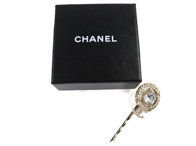 Timeless Horquilla de strass COCO Mark de Chanel Dorado - vista 2