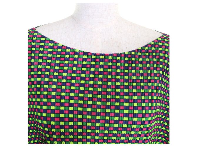 Issey Miyake Polyester-Poncho PLEATS PLEASE PP03-FK363 Mehrfarben - Ansicht 4