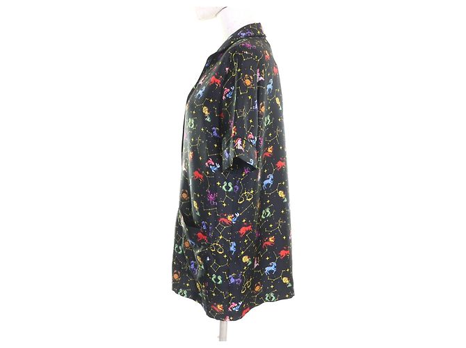 Camicia in seta Christian Dior Nero - vista 2